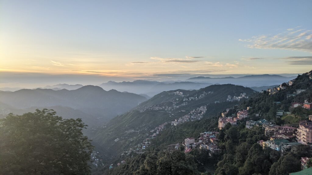 View from Lakkar Bazaar, Shimla