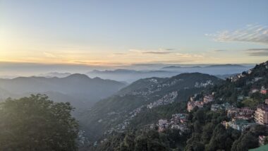 View from Lakkar Bazaar, Shimla